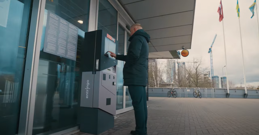 Automatizētas autostāvvietas Swedbank Centrālajā ēkā Entringo