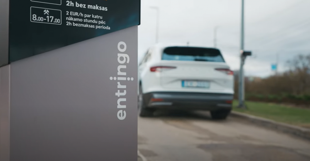 Automatizētas autostāvvietas Swedbank Centrālajā ēkā Entringo