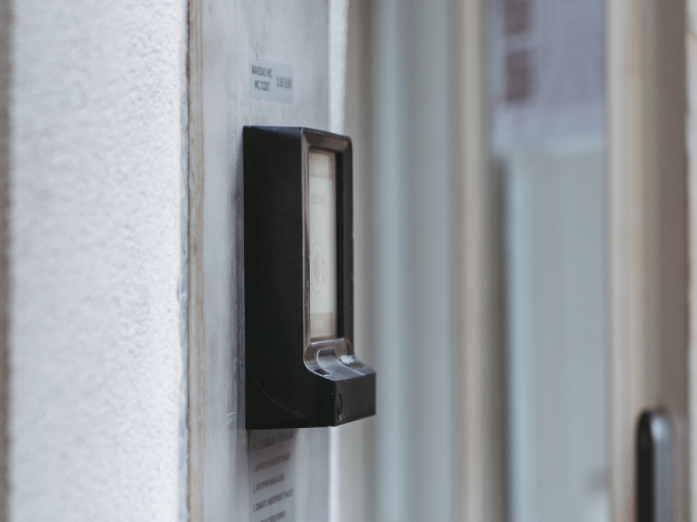 Hansab POS maksājumu terminālis Cēsu sabiedriskajā wc