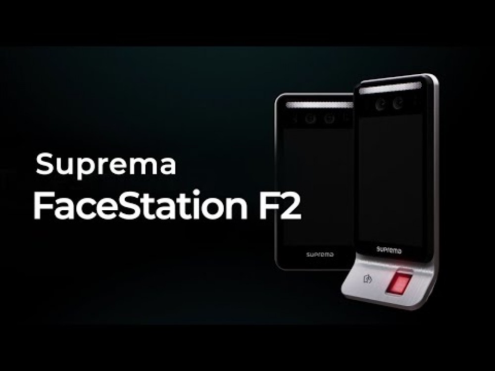 Embedded thumbnail for Suprema FaceStation F2 - Piekļuves kontrole ar temperatūras mērīšanu