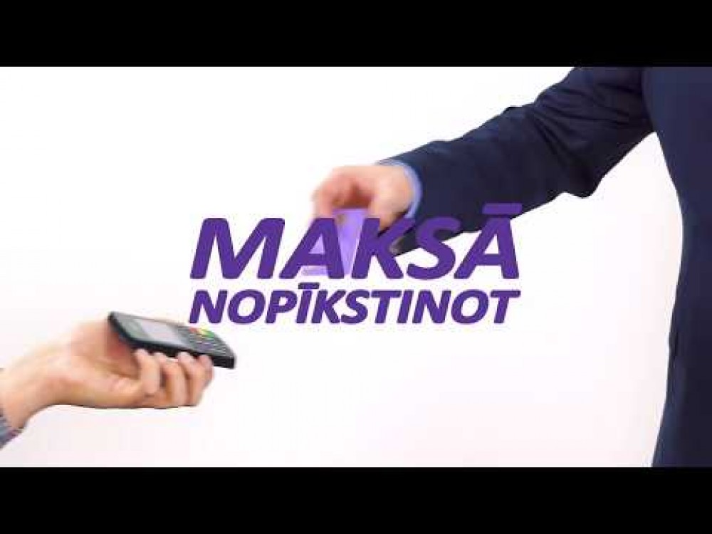 Embedded thumbnail for Maksājumi ar bezkontakta karti — ērti, ātri un droši.