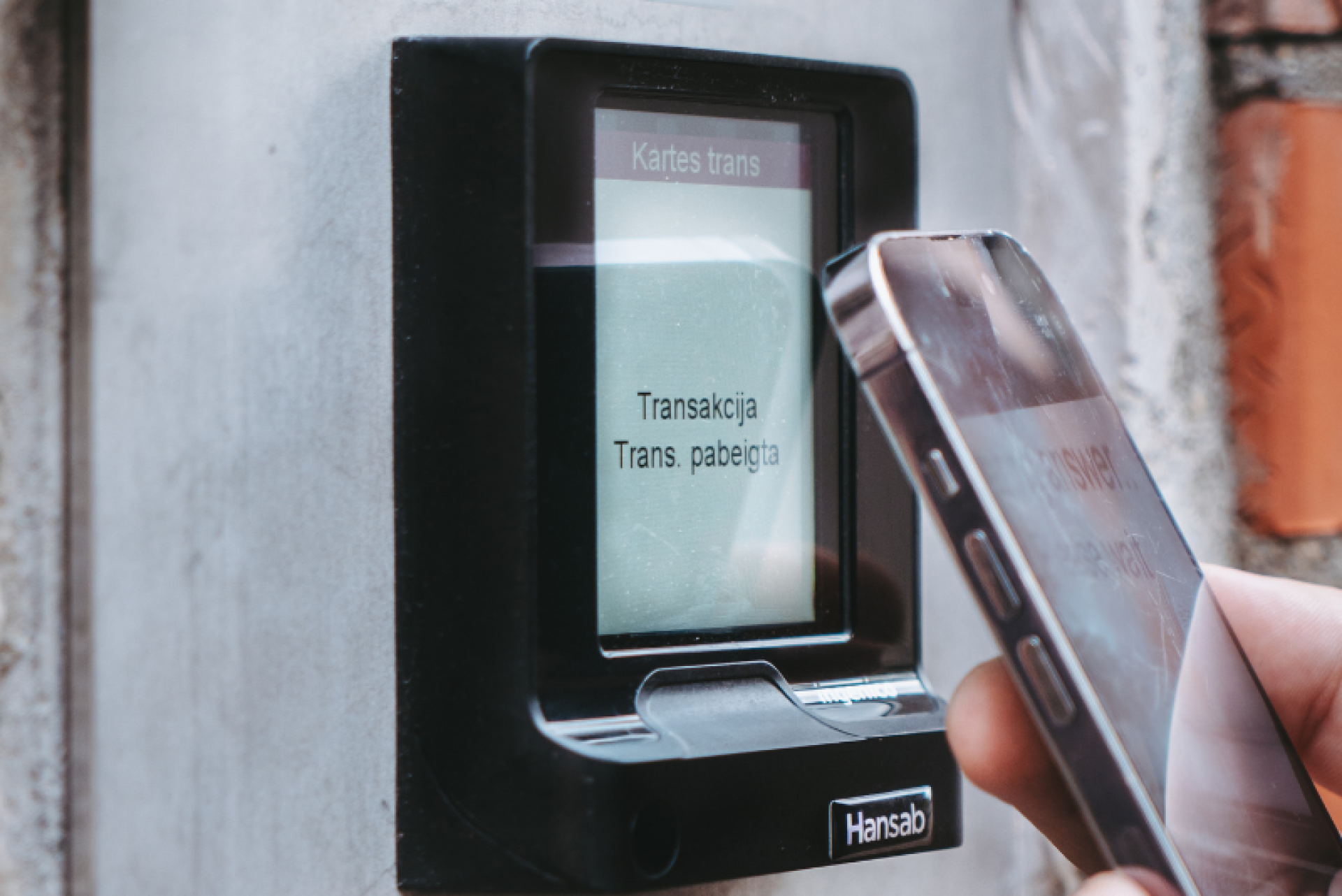 Hansab POS maksājumu risinājums Cēsu sabiedriskajās tualetēs